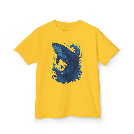 Kids' Soaring Whale T-shirt - 10 colors