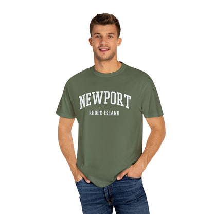 Newport Rhode Island Classic Block T-shirt - 15 colors