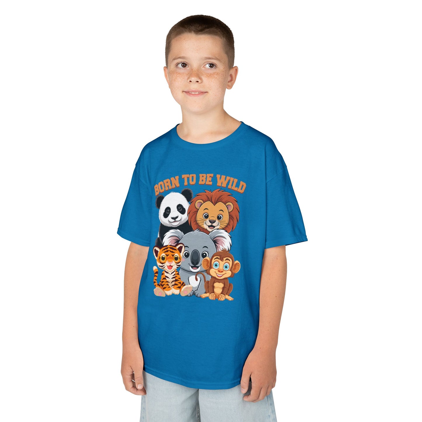 Kids' Born to Be Wild Animal Friends T-Shirt - 18 colors