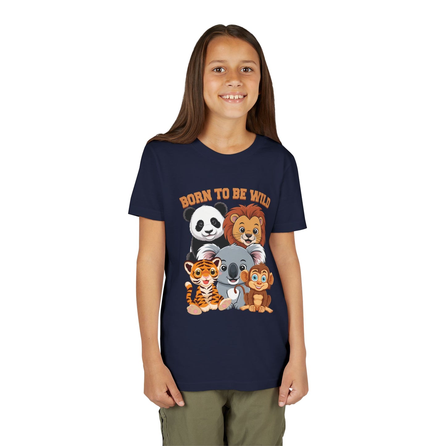Born to Be Wild Animal Friends Kids T-Shirt