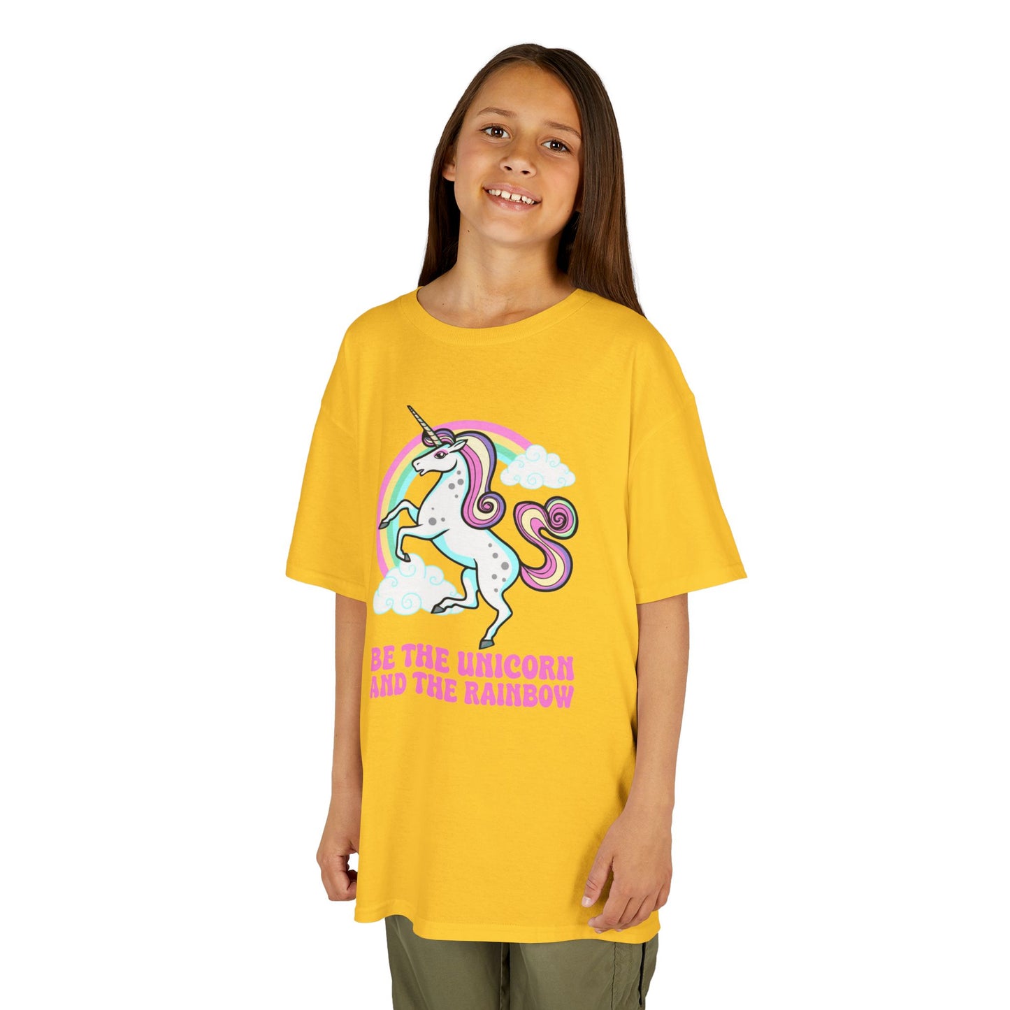 Kids' Be The Unicorn and The Rainbow T-Shirt - 17 Colors
