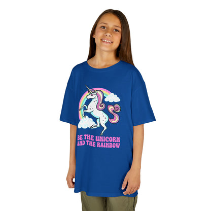 Kids' Be The Unicorn and The Rainbow T-Shirt - 17 Colors