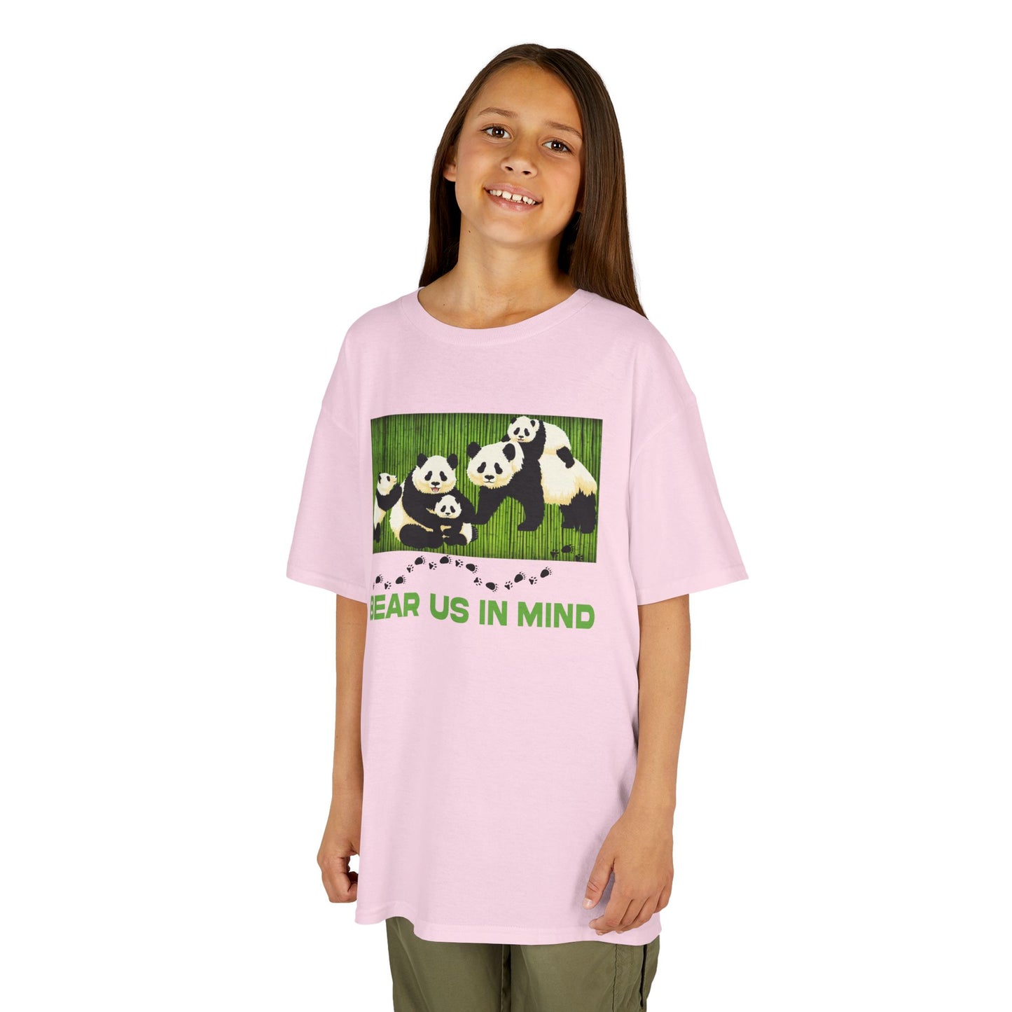 Kids' Bear Us In Mind Panda T-Shirt - 15 colors