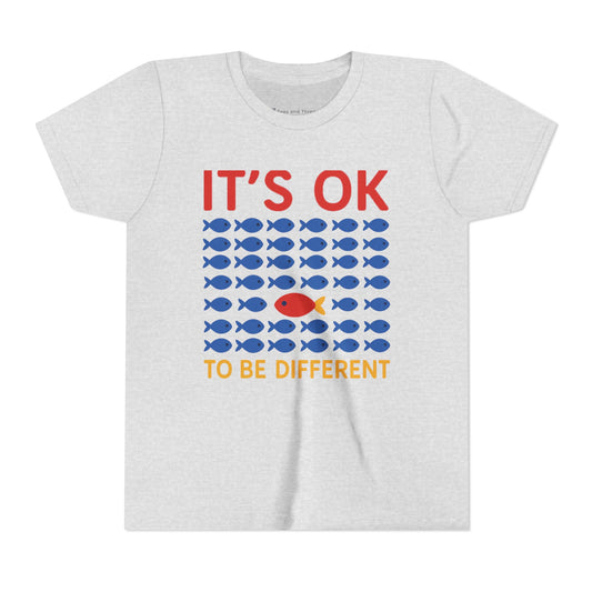 It's OK To Be Different Fishy Friends Kids T-Shirt