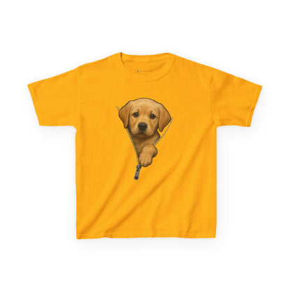Kids' Peeking Puppy T-shirt - 15 colors