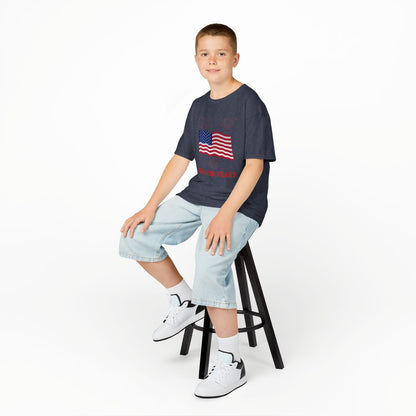 Kids' USA 250 Years Fireworks Birthday T-shirt - 12 colors