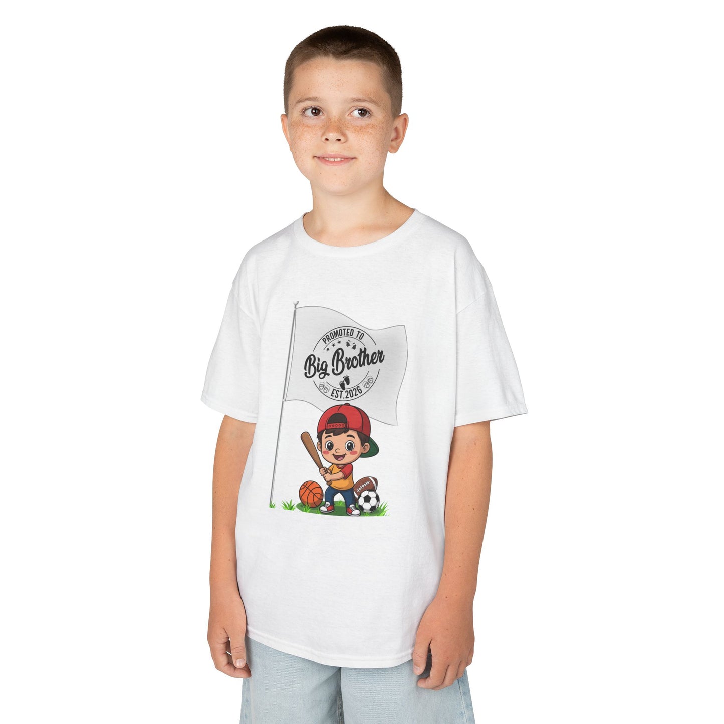 Kids' Promoted to Big Brother 2026 T-Shirt - 16 colors