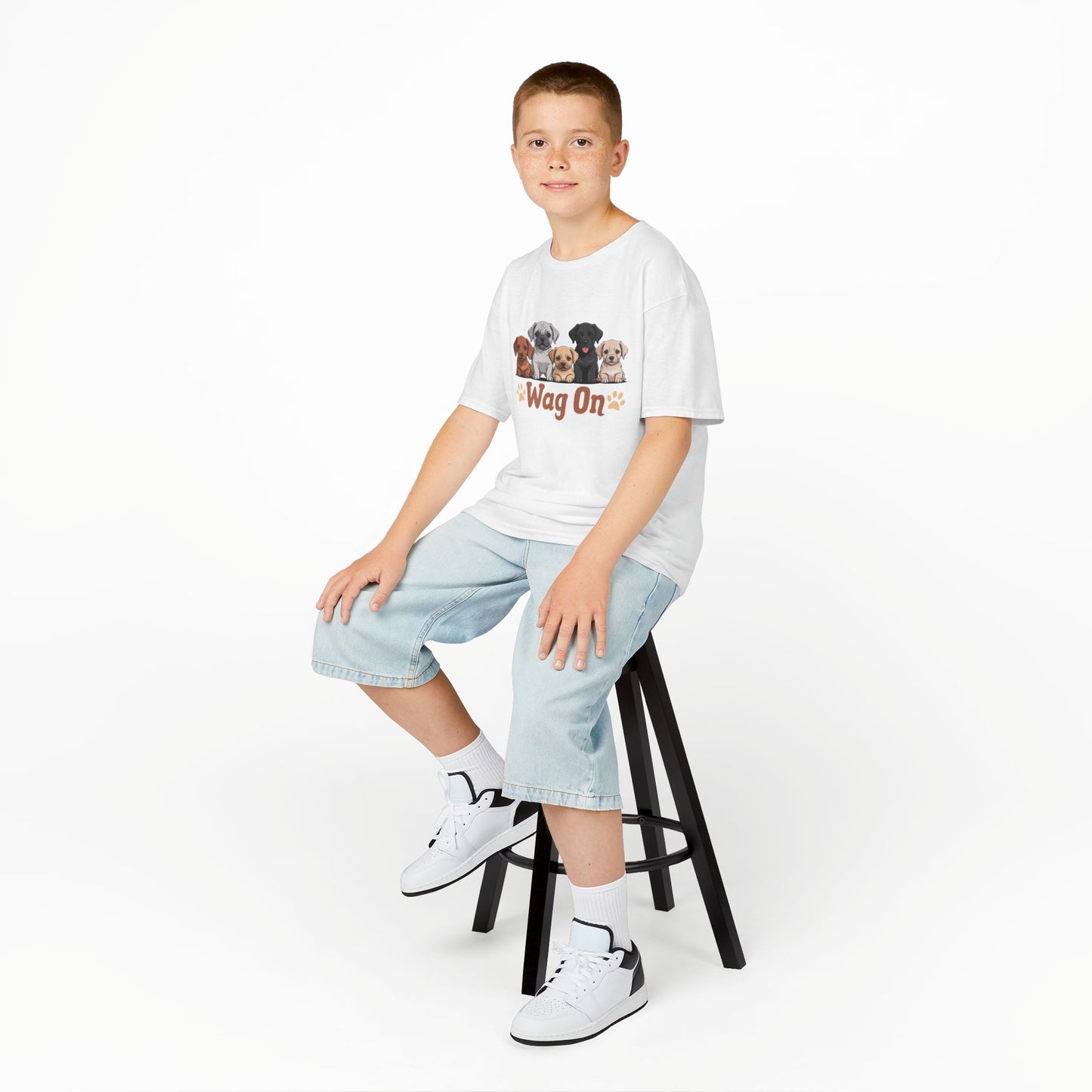 Kids' Wag On Furry Puppies T-Shirt