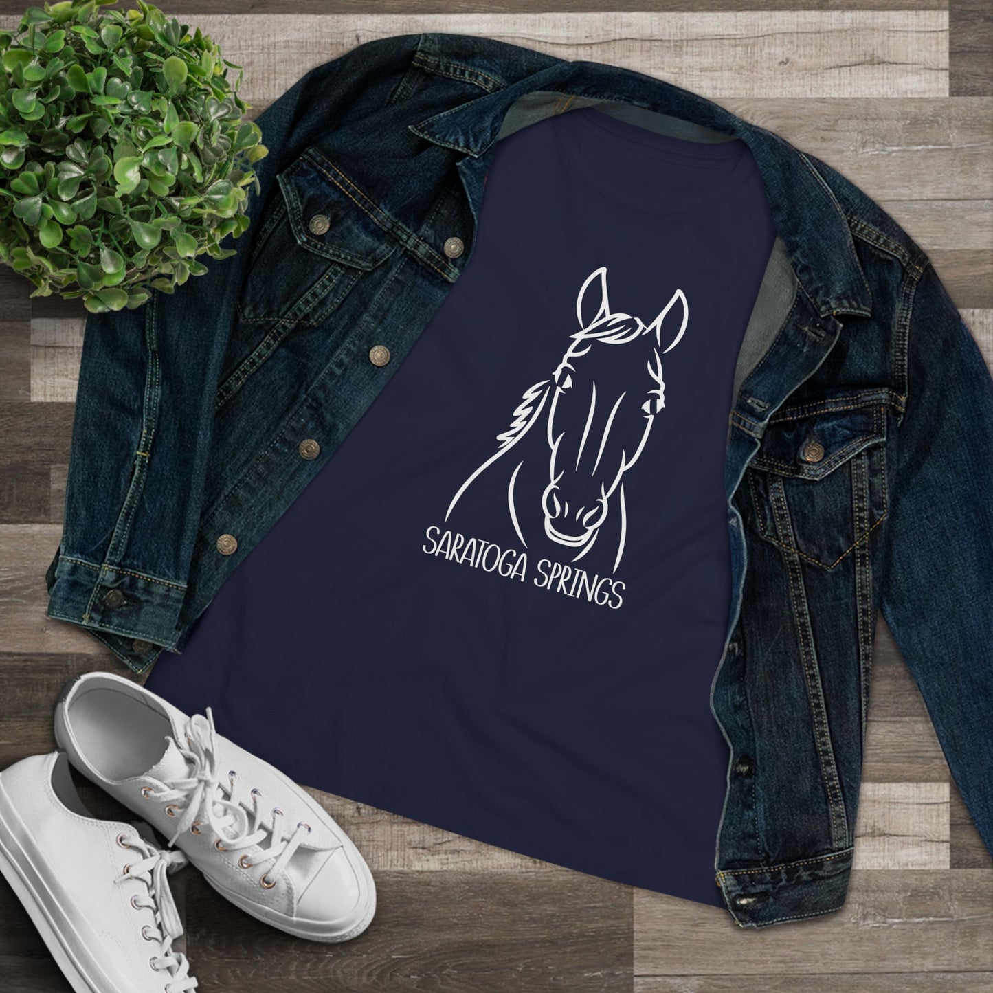 Saratoga Filly Women's Semi-Relaxed Color T-Shirt