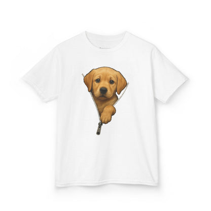 Kids' Peeking Puppy T-shirt - 15 colors