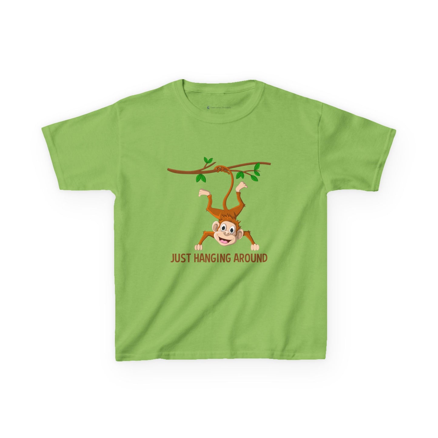 Kids' Just Hanging Around Monkey T-Shirt - 18 colors