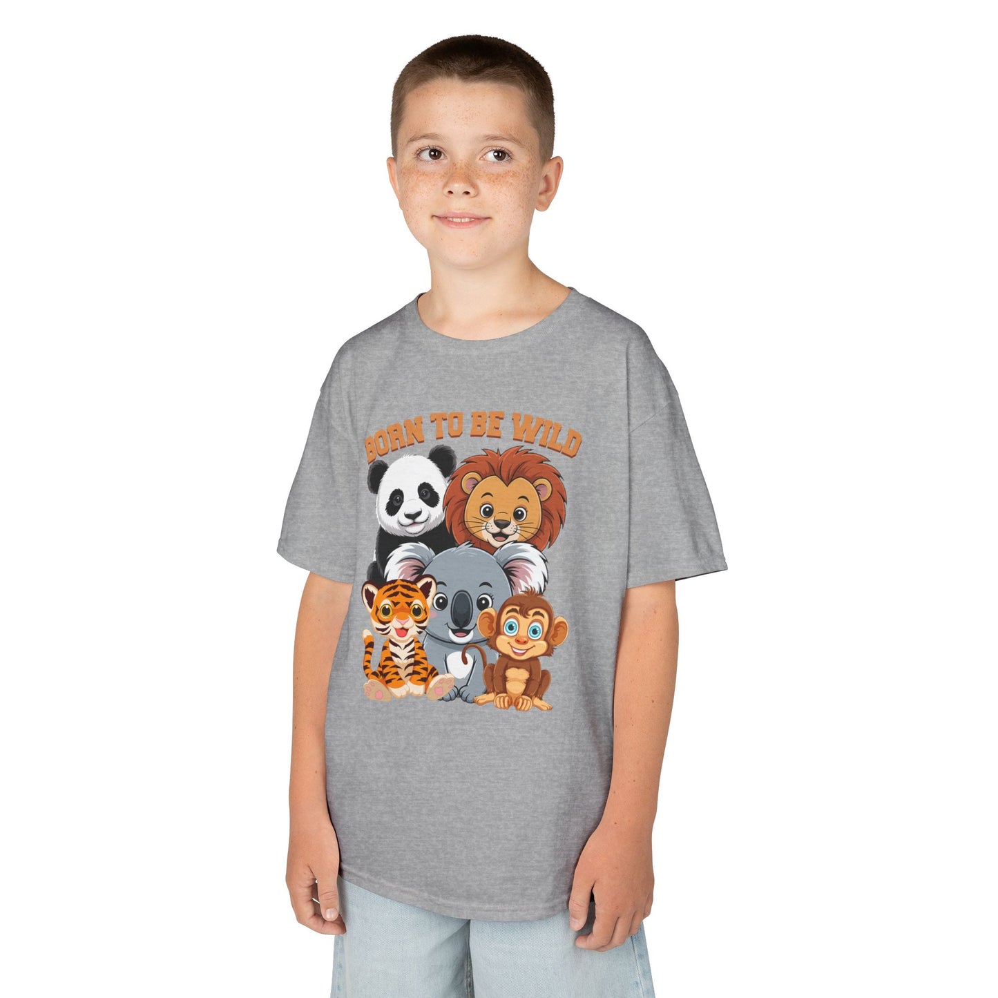 Kids' Born to Be Wild Animal Friends T-Shirt - 18 colors