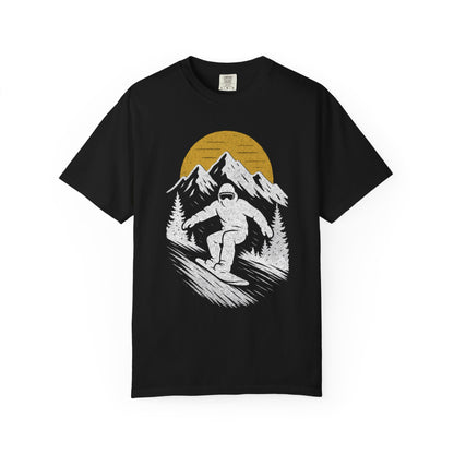 Snowboard Sundown Unisex T-Shirt - 10 colors