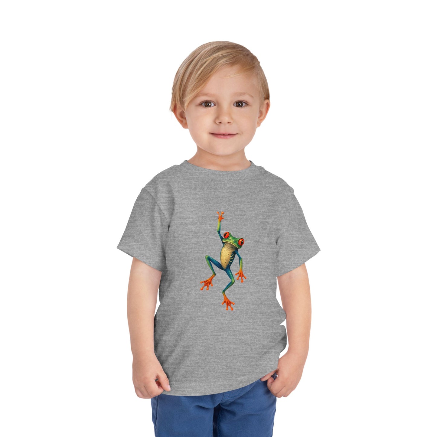 Hang on Froggy Cute Toddler Tee - 9 colors