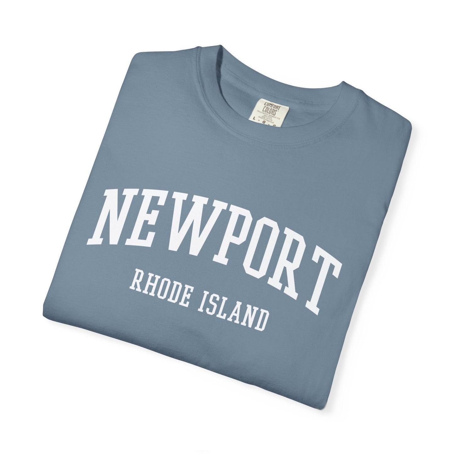 Newport Rhode Island Classic Block T-shirt - 15 colors