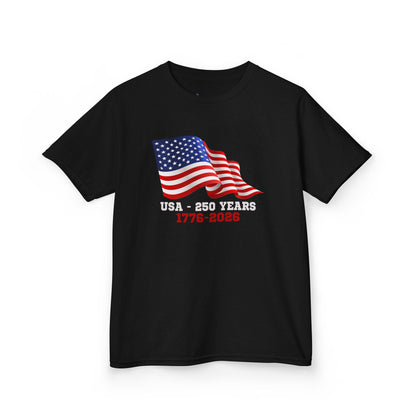 Kids' USA 250 Years Birthday 1776-2026 T-shirt - 15 colors