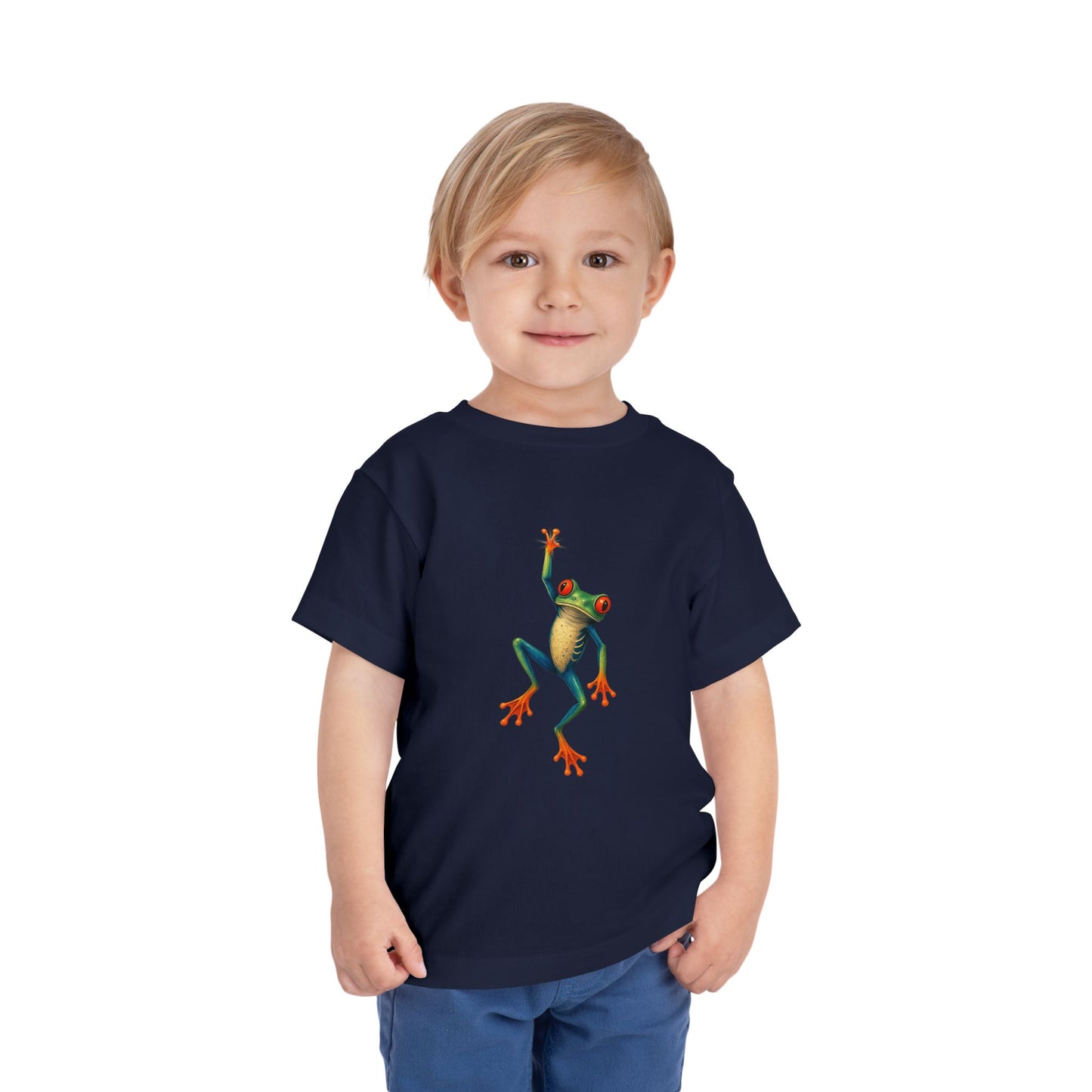 Hang on Froggy Cute Toddler Tee - 9 colors