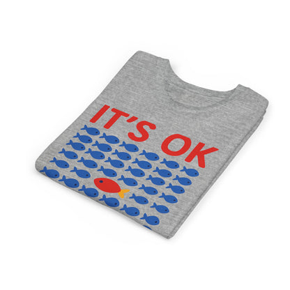 It's OK To Be Different Fishy Friends Kids T-Shirt