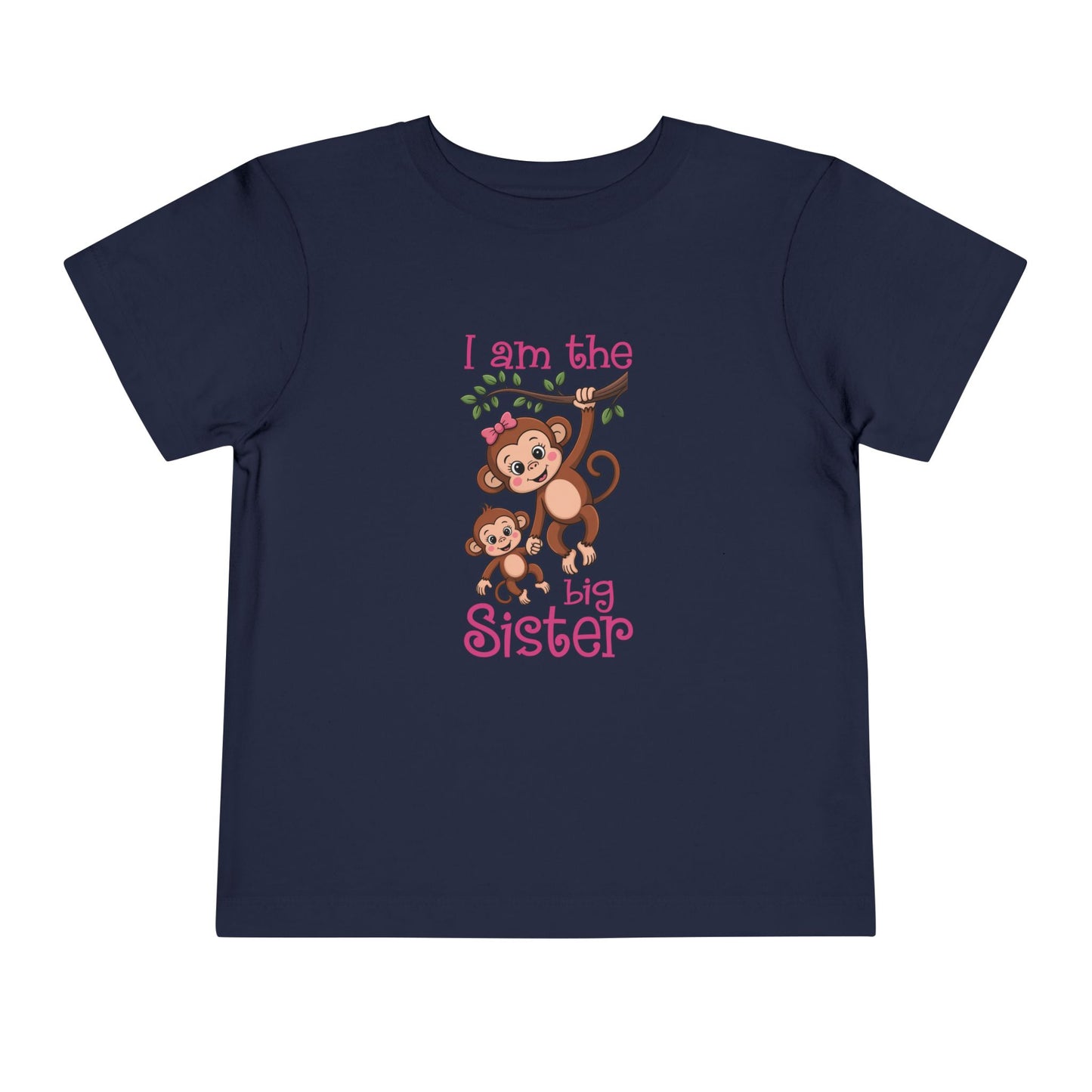 I Am The Big Sister Cute Toddler Tee - 7 colors