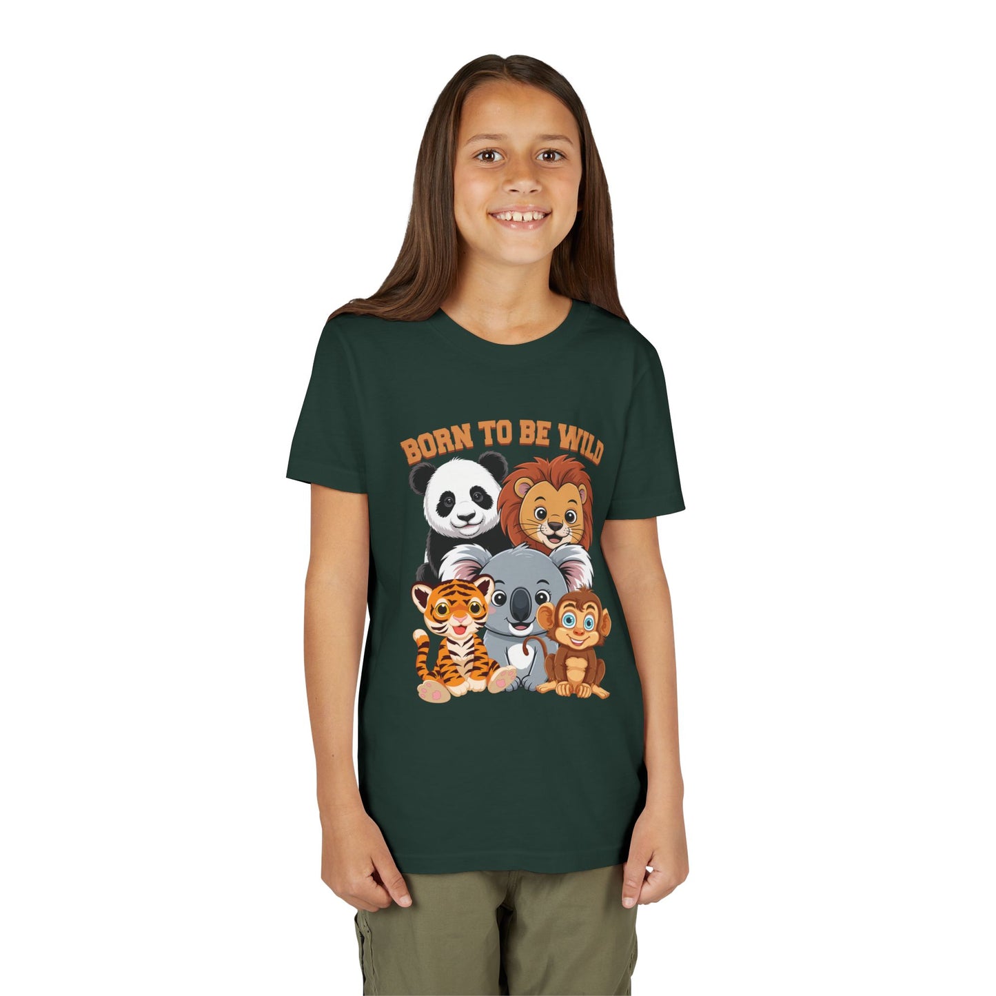 Born to Be Wild Animal Friends Kids T-Shirt
