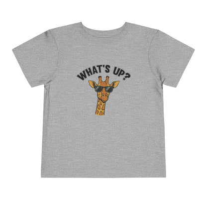 What's Up Cute Giraffe Toddler Tee - 6 colors