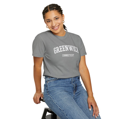 Greenwich CT Classic Block T-shirt - 15 colors