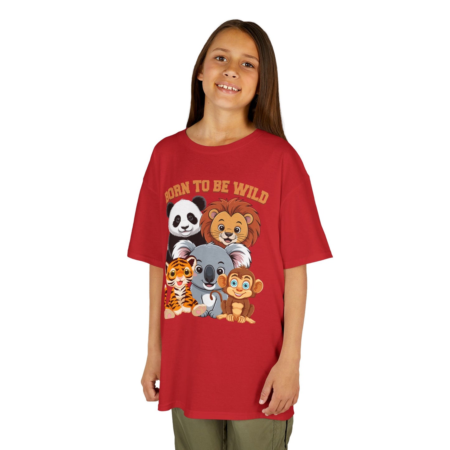 Kids' Born to Be Wild Animal Friends T-Shirt - 18 colors