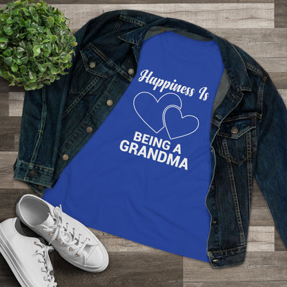 Women's Happiness is Being a Grandma Semi-Relaxed T-Shirt - 6 colors