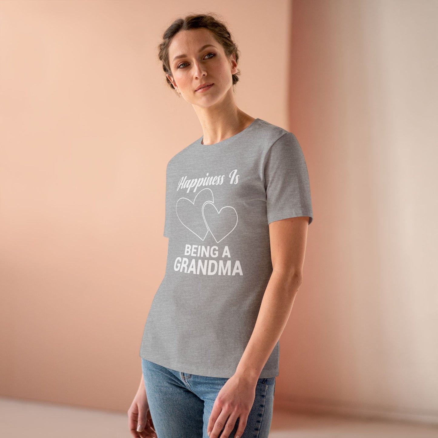 Women's Happiness is Being a Grandma Semi-Relaxed T-Shirt - 6 colors
