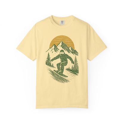 Snowboard Sundown Unisex T-Shirt - 10 colors