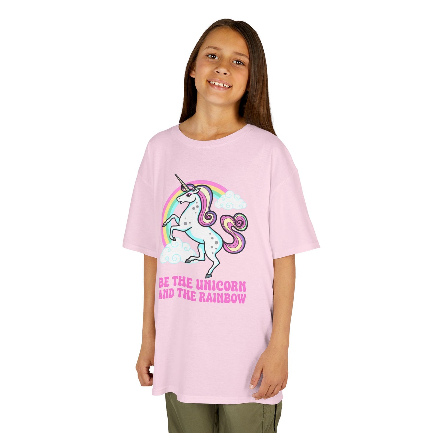 Kids' Be The Unicorn and The Rainbow T-Shirt - 17 Colors