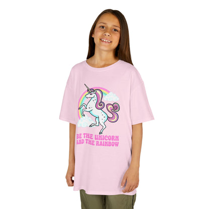 Kids' Be The Unicorn and The Rainbow T-Shirt - 17 Colors