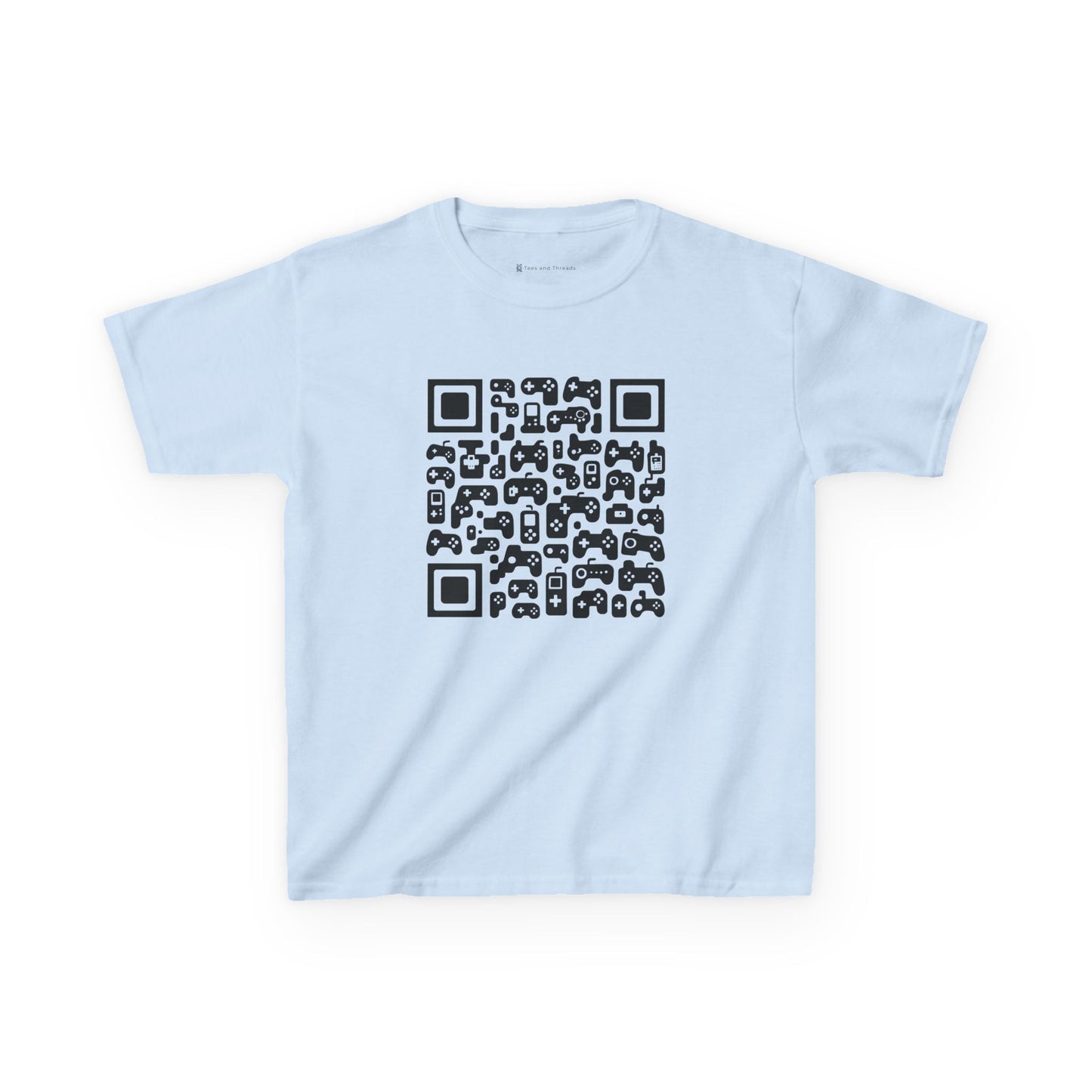 Kids' Gaming QR Code T-shirt - 7 colors