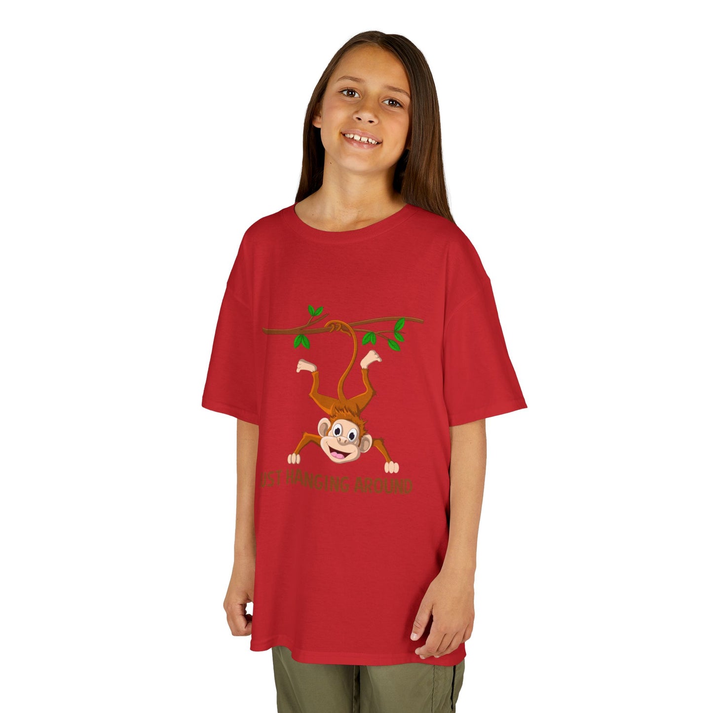 Kids' Just Hanging Around Monkey T-Shirt - 18 colors