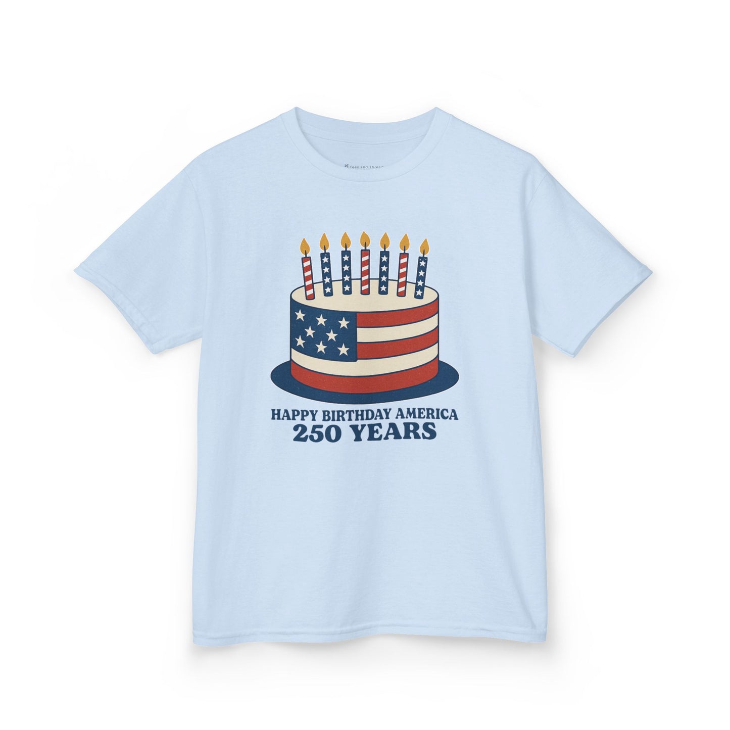 Kids' USA Birthday Cake T-shirt - 6 colors