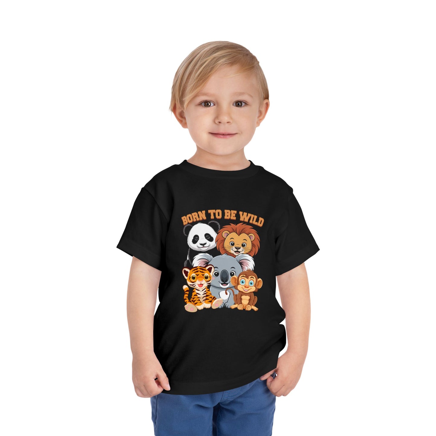 Born To Be Wild Cute Animals Toddler Tee - 8 colors