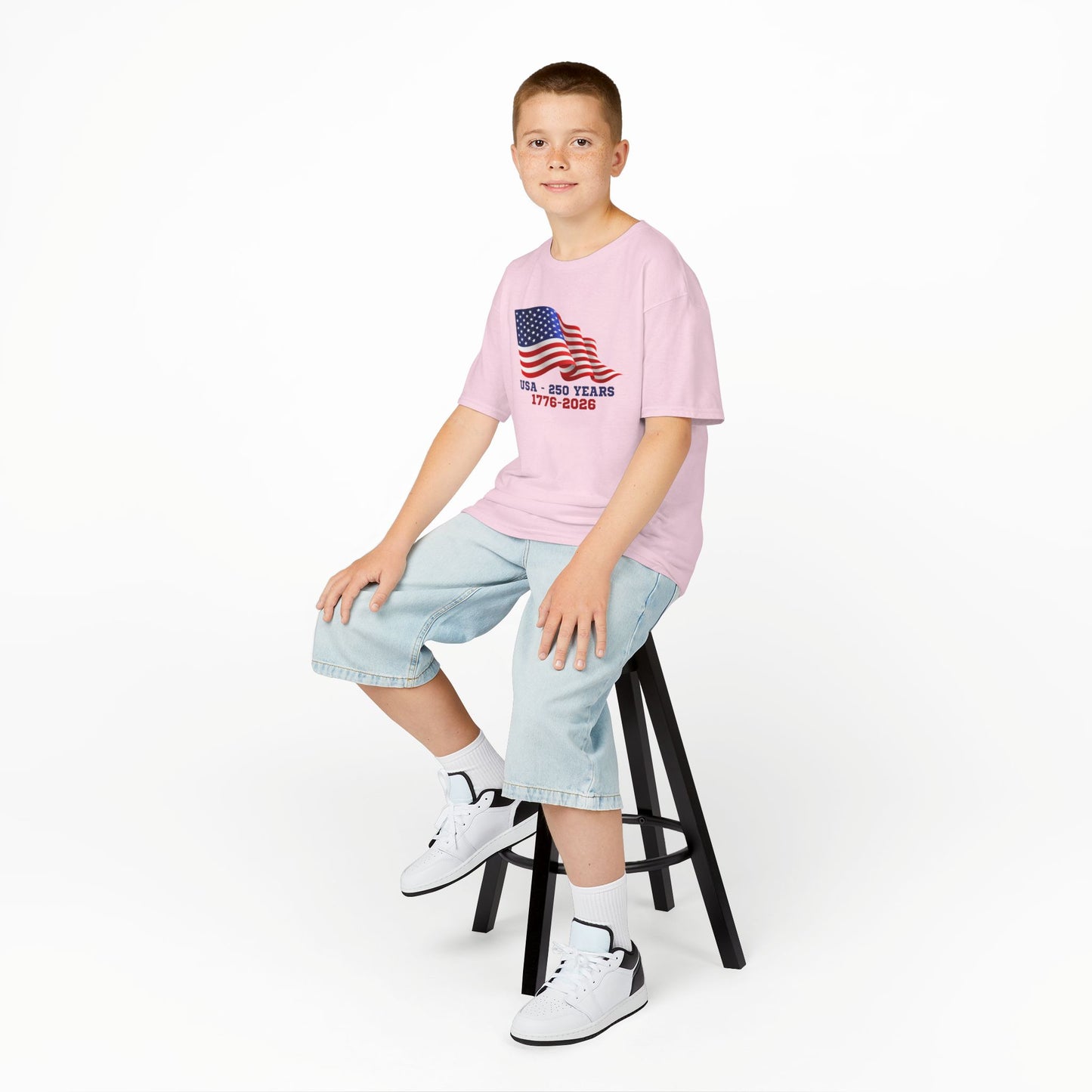 Kids' USA 250 Years Birthday 1776-2026 T-shirt - 15 colors