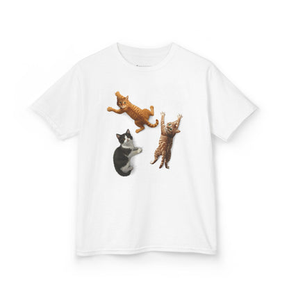 Kids' Clinging Kittens T-Shirt - 14 colors