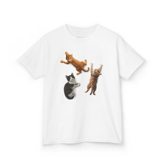 Kids' Clinging Kittens T-Shirt - 14 colors