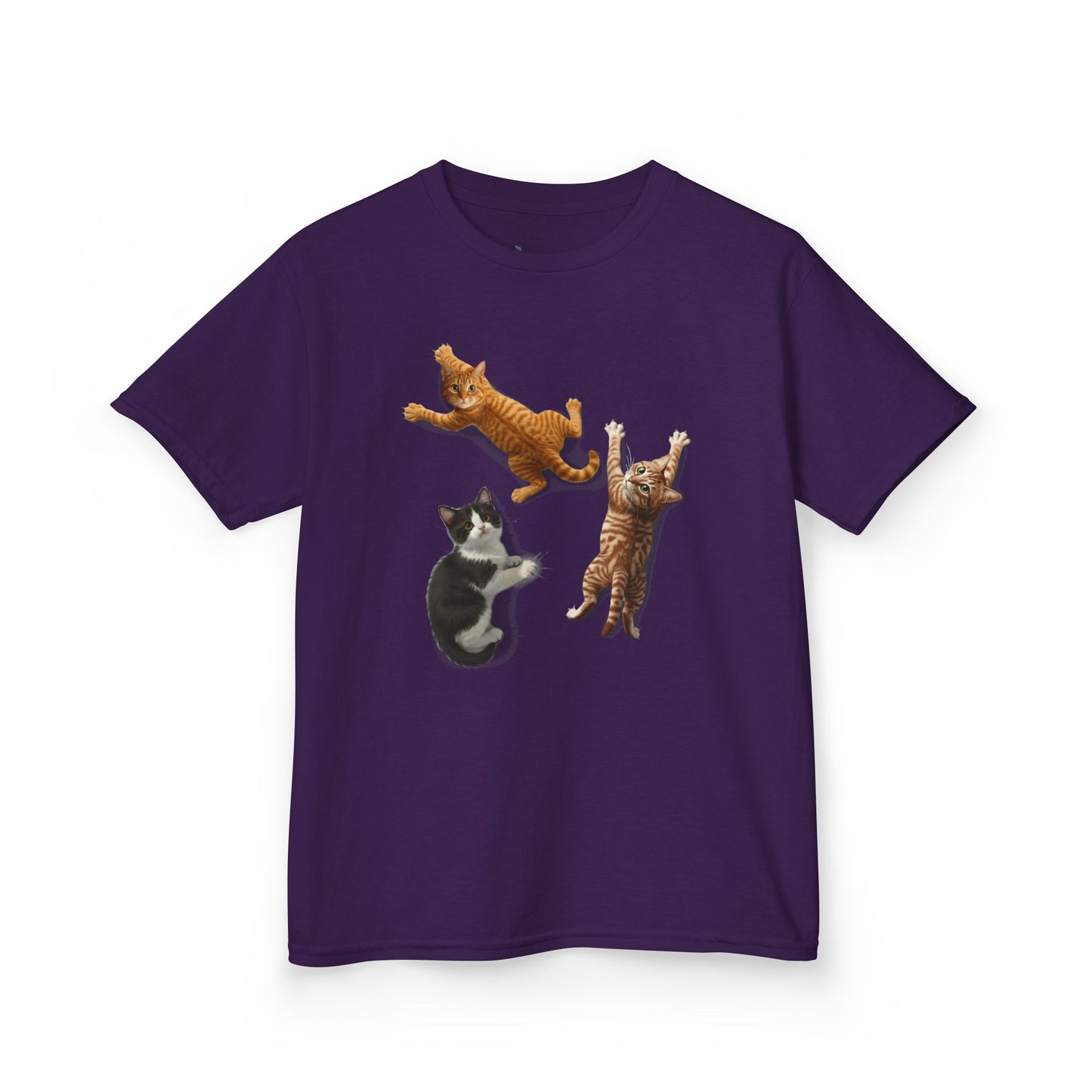 Kids' Clinging Kittens T-Shirt - 14 colors