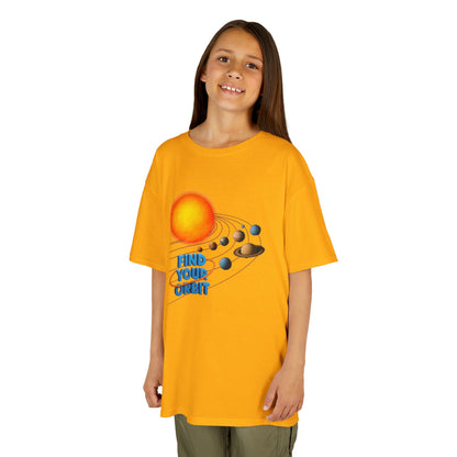 Kids' Find Your Orbit Planets T-shirt - 13 colors