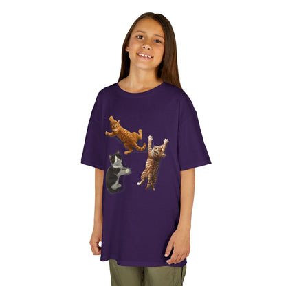 Kids' Clinging Kittens T-Shirt - 14 colors