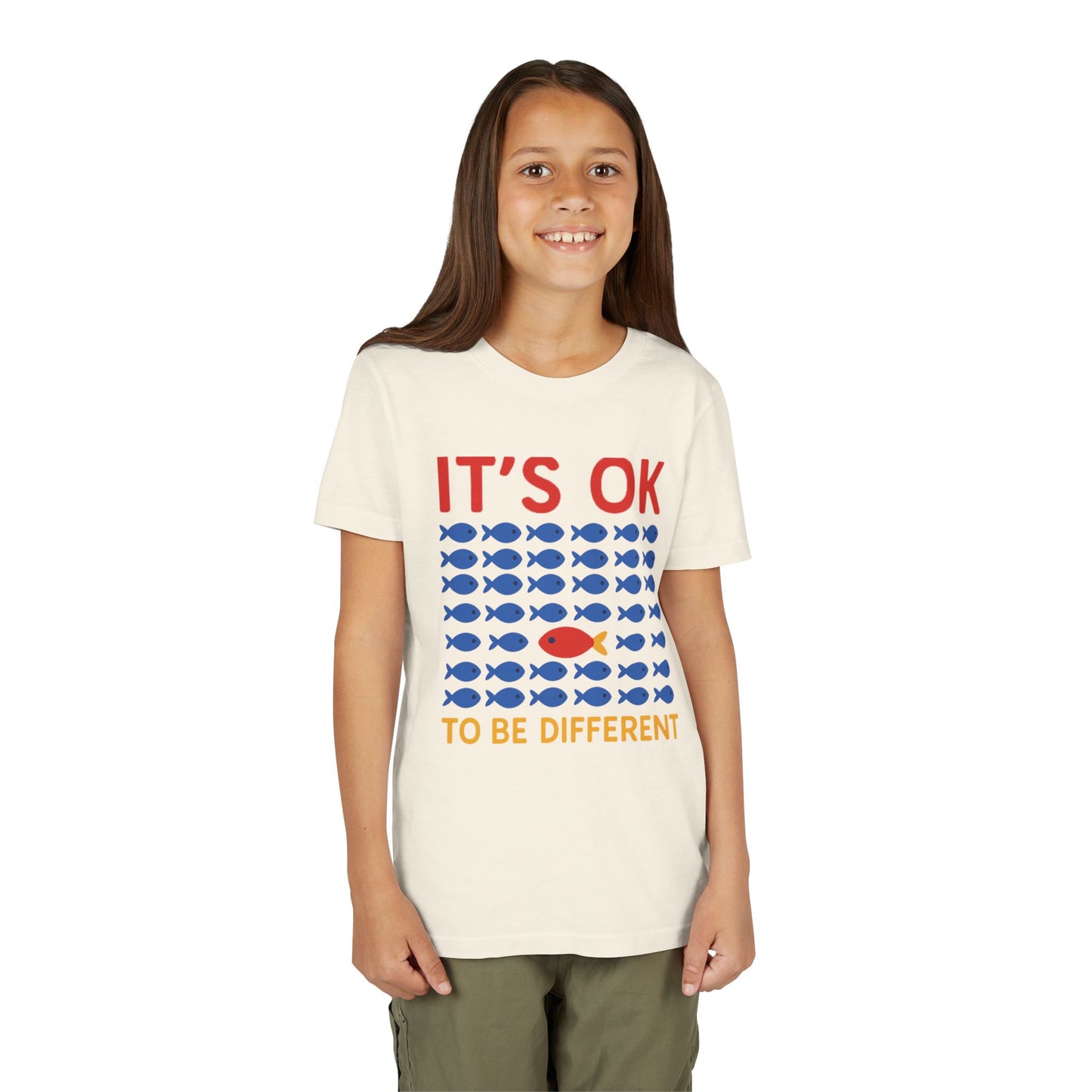 It's OK To Be Different Fishy Friends Kids T-Shirt