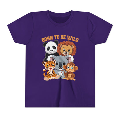 Born to Be Wild Animal Friends Kids T-Shirt
