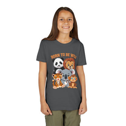 Born to Be Wild Animal Friends Kids T-Shirt
