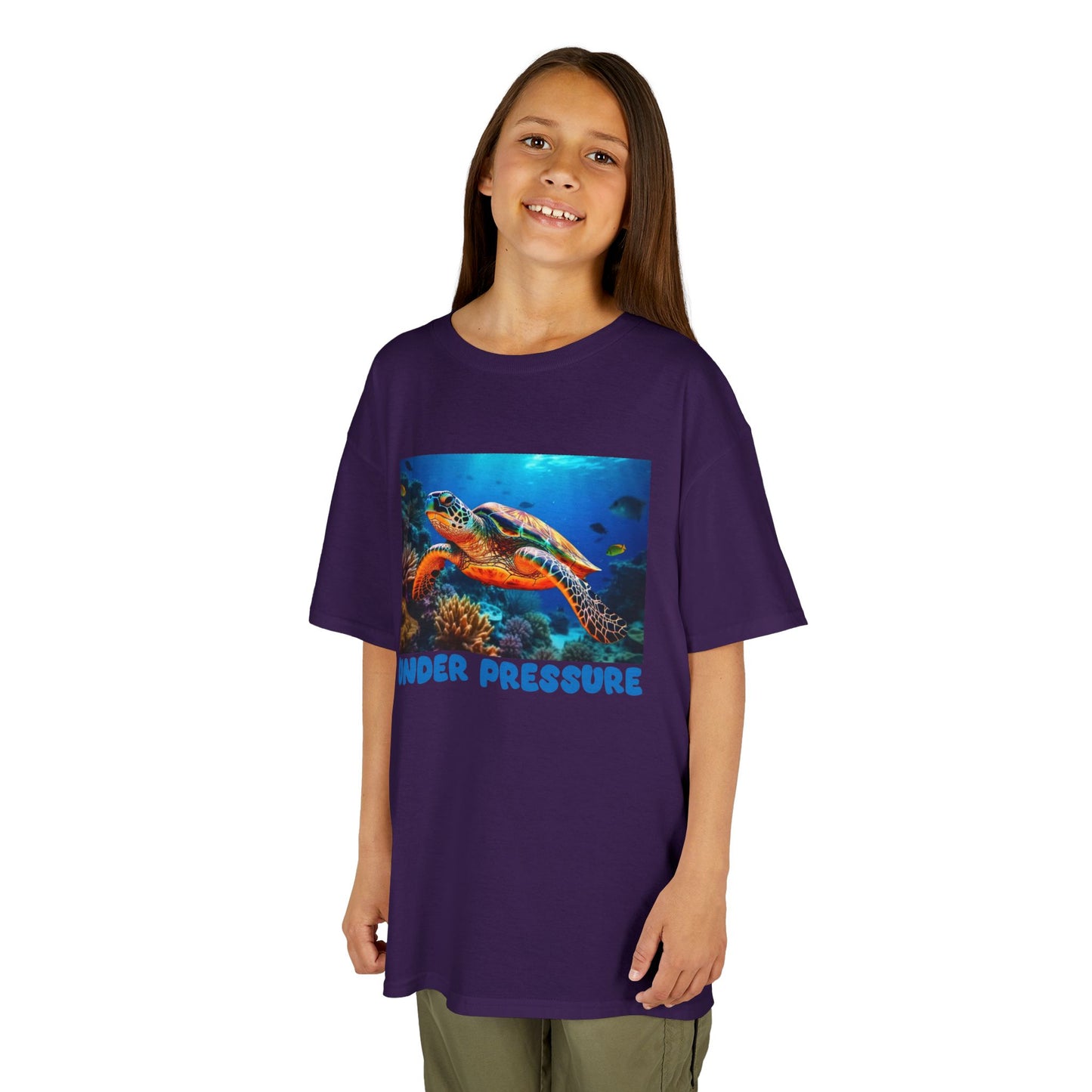 Kids' Under Pressure Sea Turtle T-shirt - 15 colors