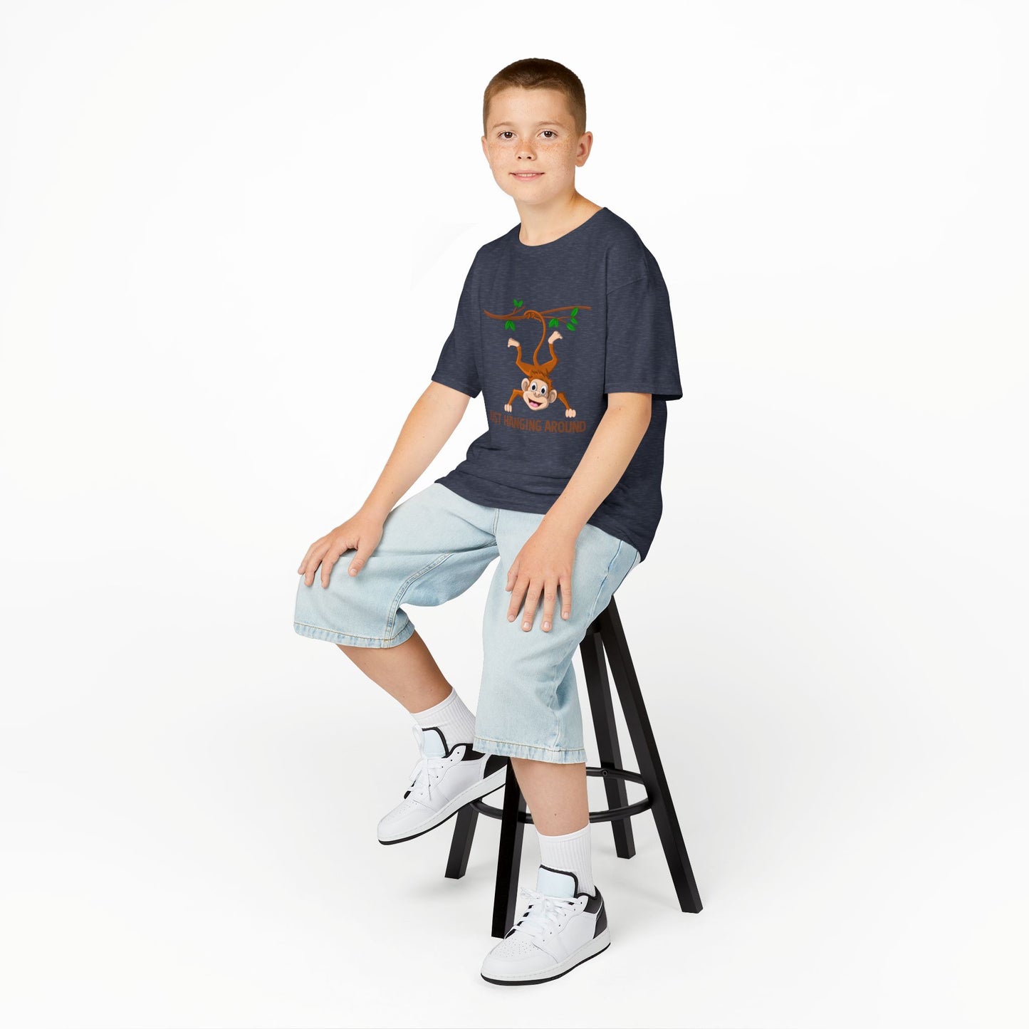 Kids' Just Hanging Around Monkey T-Shirt - 18 colors