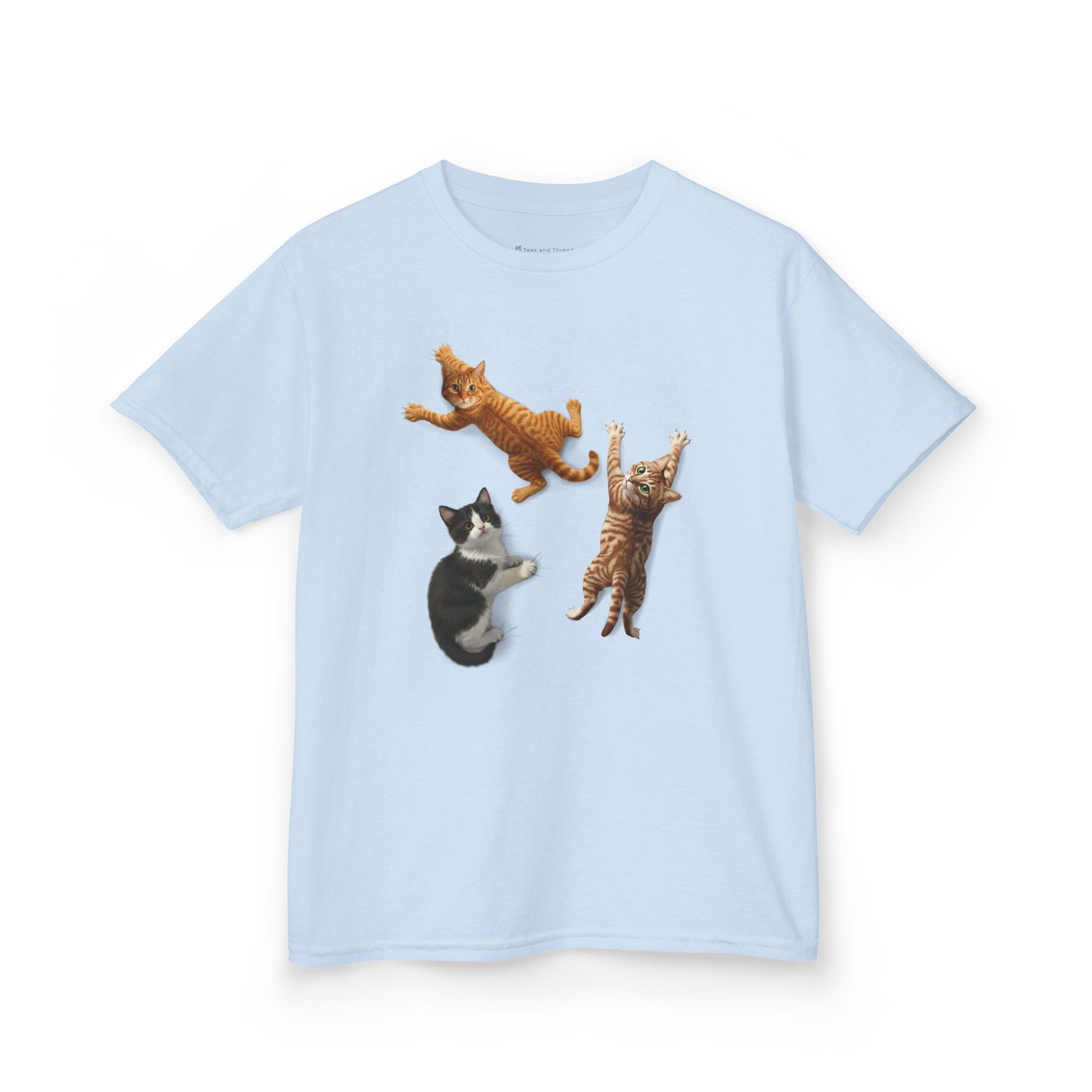 Kids' Clinging Kittens T-Shirt - 14 colors