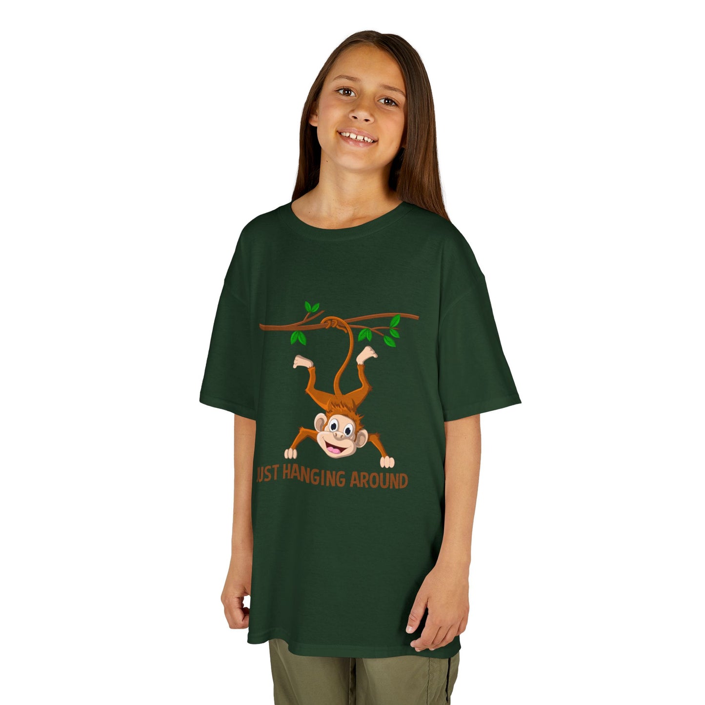 Kids' Just Hanging Around Monkey T-Shirt - 18 colors