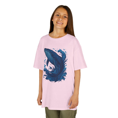 Kids' Soaring Whale T-shirt - 10 colors